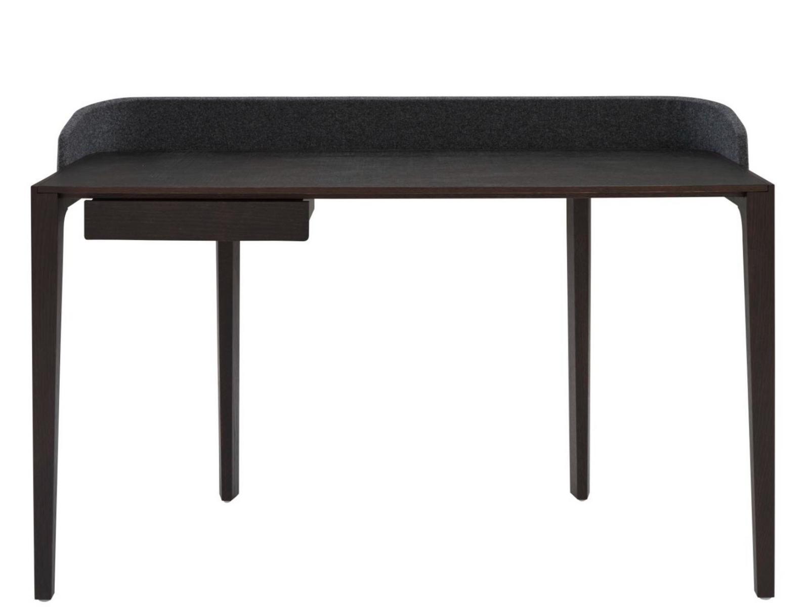 Rectangular wooden writing desk with drawers | Inside World by Ligne Roset