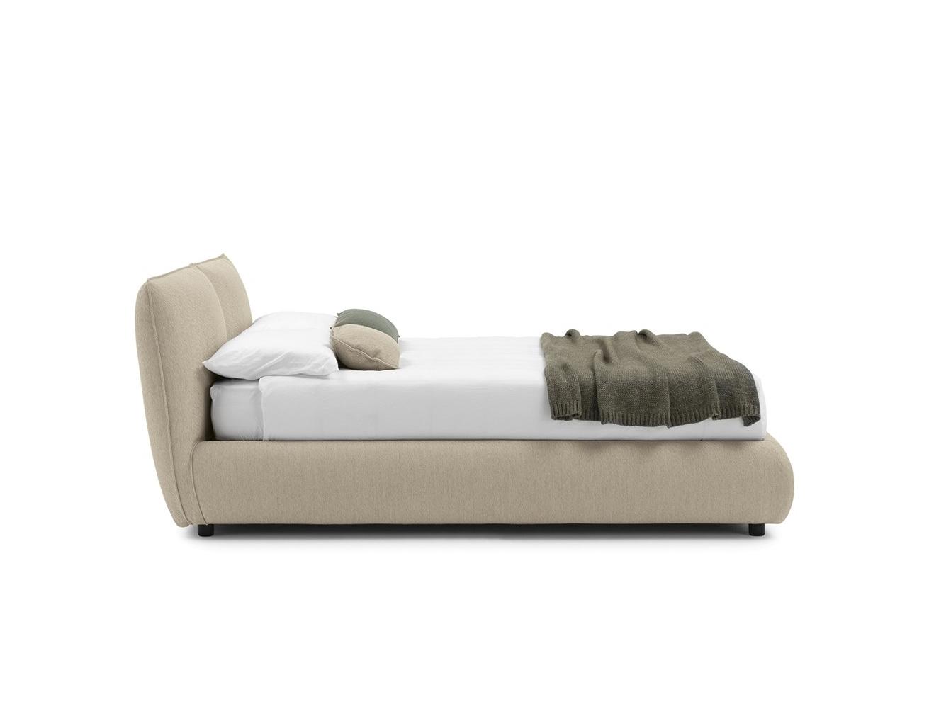 Upholstered storage bed | Venus by Bolzan letti