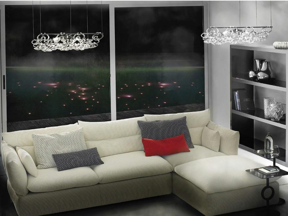 Glass pendant lamp | Giogali 3d Sp by Vistosi