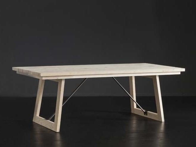 Rectangular wooden dining table | Madrid + Flat/ Tiranti by Altacorte