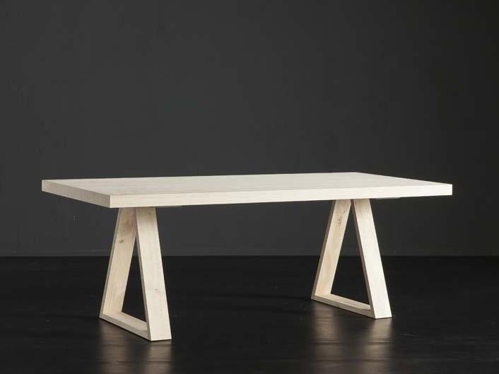 Rectangular wooden dining table | Nizza + Mekano by Altacorte