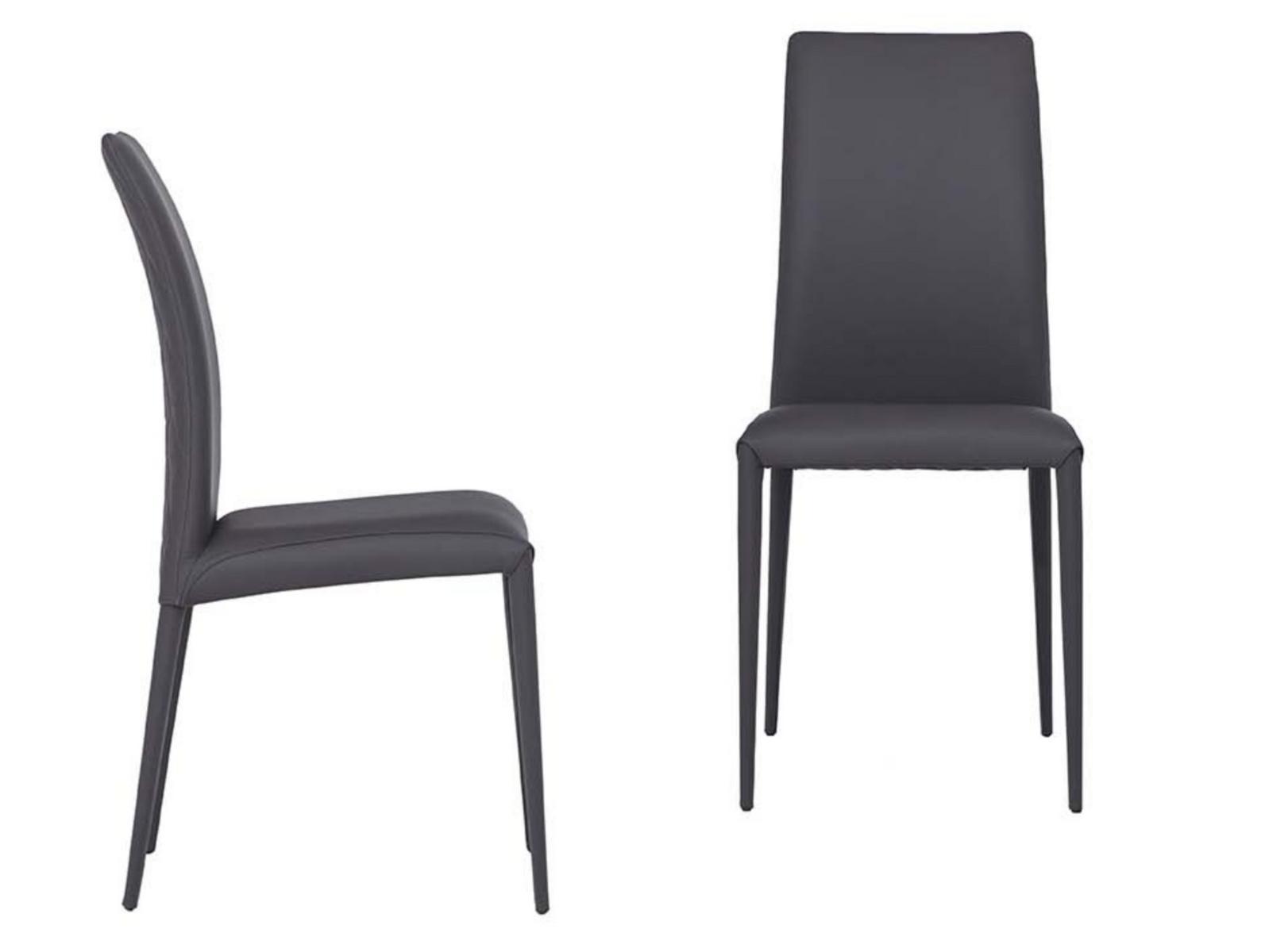 Upholstered high-back leather chair | Charm Èlite by Tonin Casa