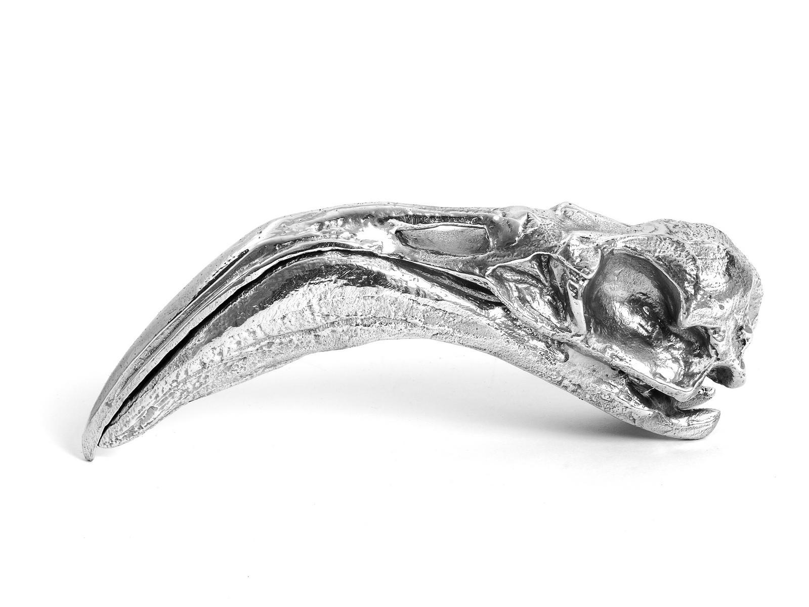 Aluminium decorative object | Flamingo Skull by Seletti