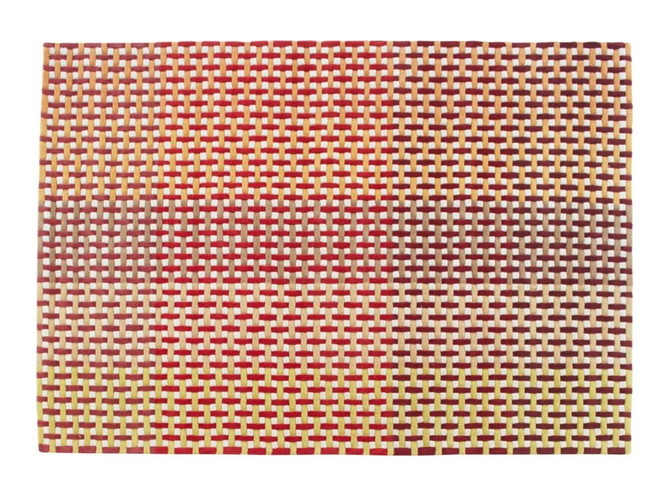 Handmade rectangular wool rug | Entrelacs by Ligne Roset