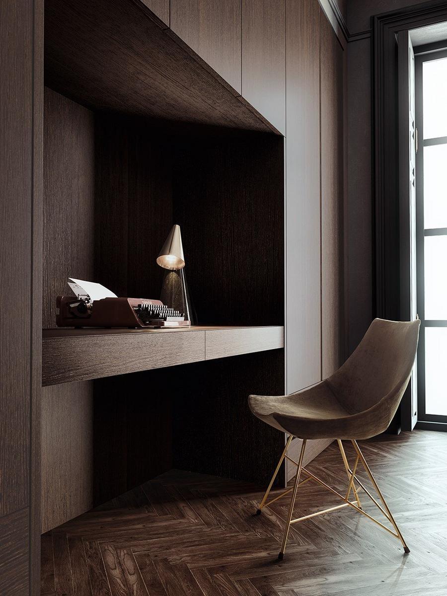 Lacquered wardrobe with sliding doors | Nastro by Pianca