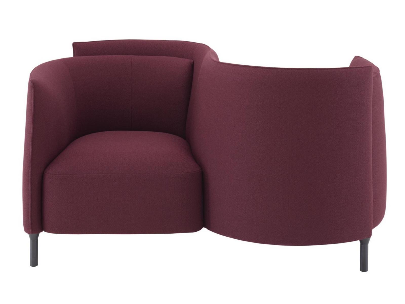 Fabric armchair with armrests | Hemicycle by Ligne Roset