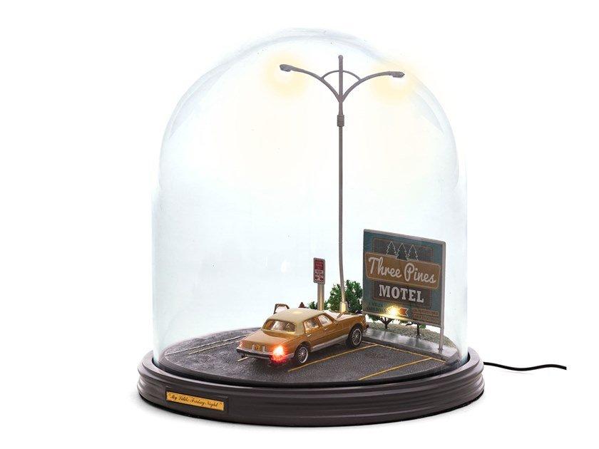 Glass table lamp | My Little Friday Night by Seletti