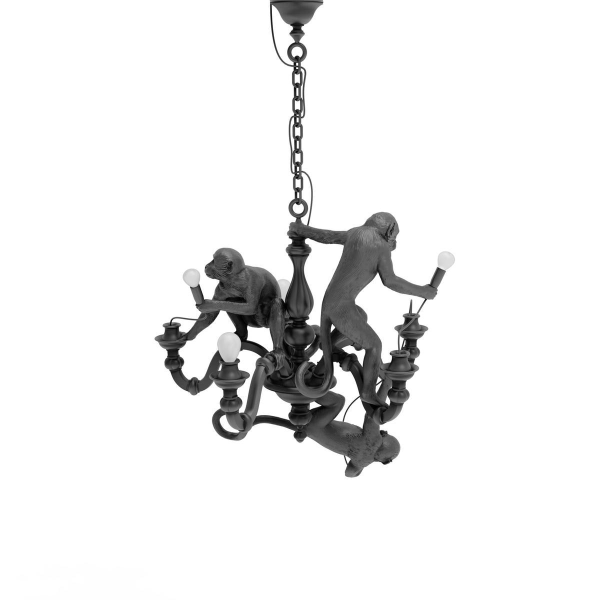 LED resin chandelier | Monkey Chandelier by Seletti