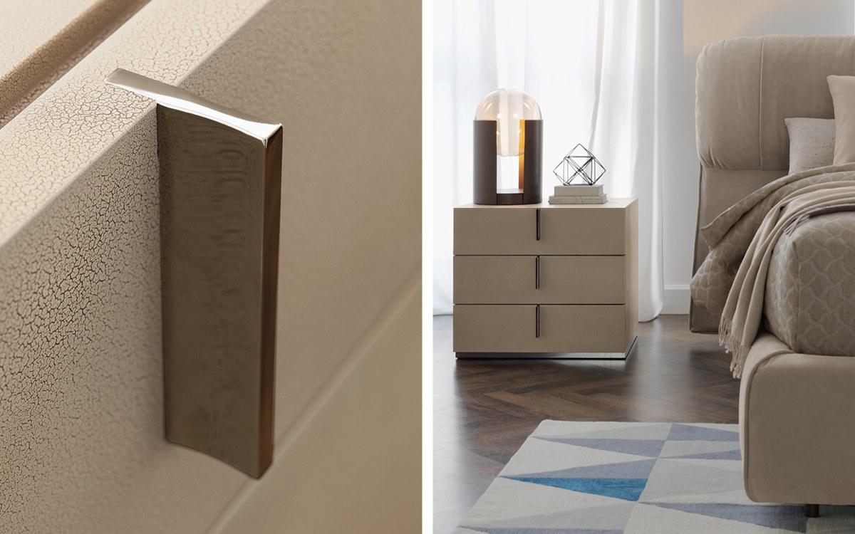 Bedside table with drawers | Ari by Flou
