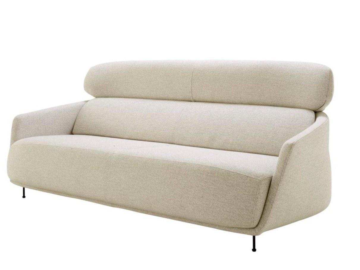3 seater fabric sofa with headrest | Okura by Ligne Roset