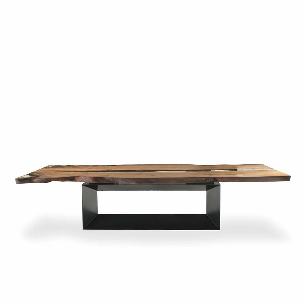 Rectangular solid wood table | Kauri by Riva 1920