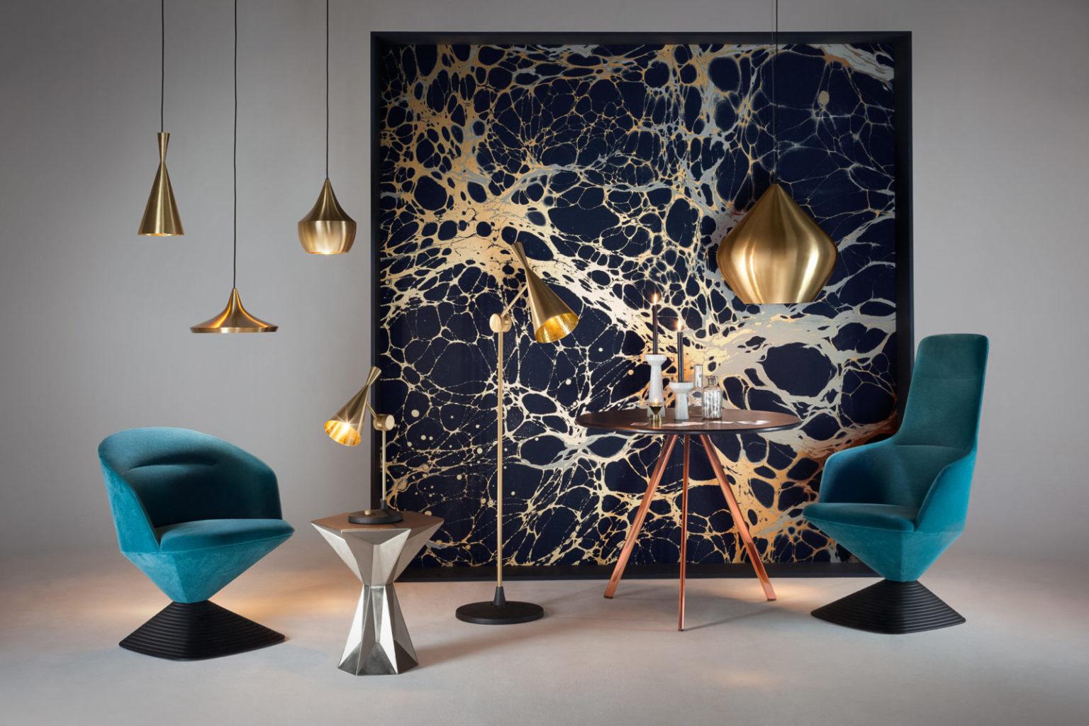 Metal pendant lamp in a contemporary style | Beat by Tom Dixon