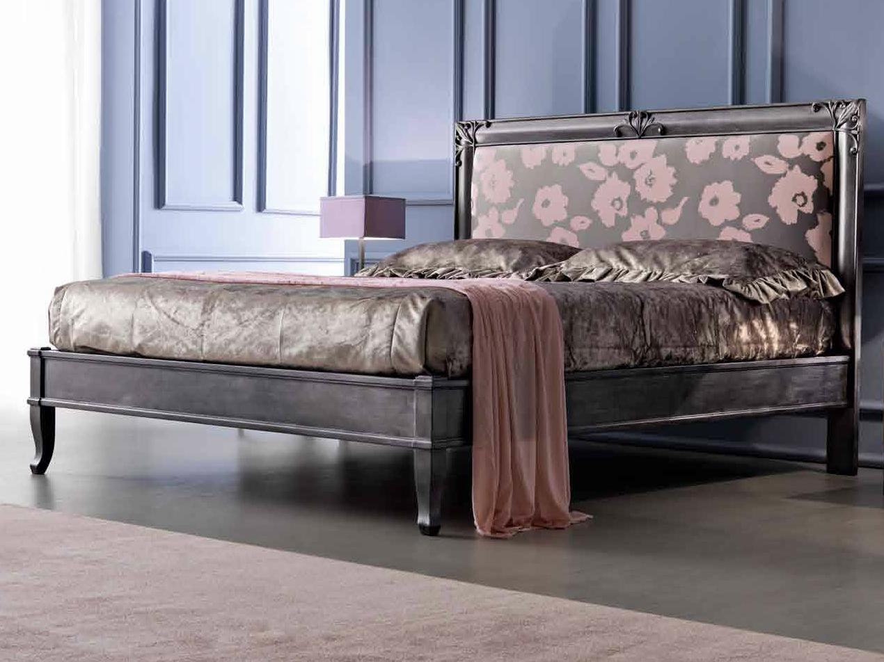 Double bed with upholstered headboard | Clara by Corte Zari