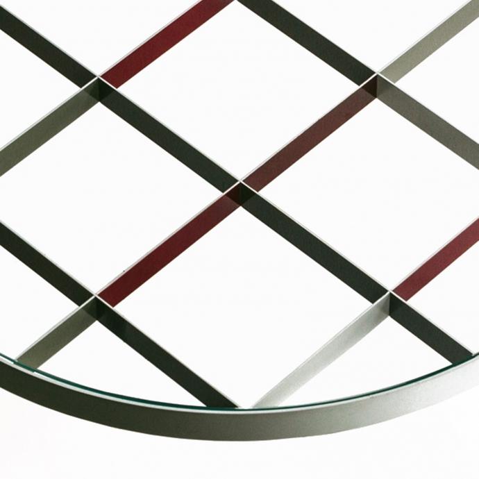 Round crystal coffee table | D.555.1 by Molteni