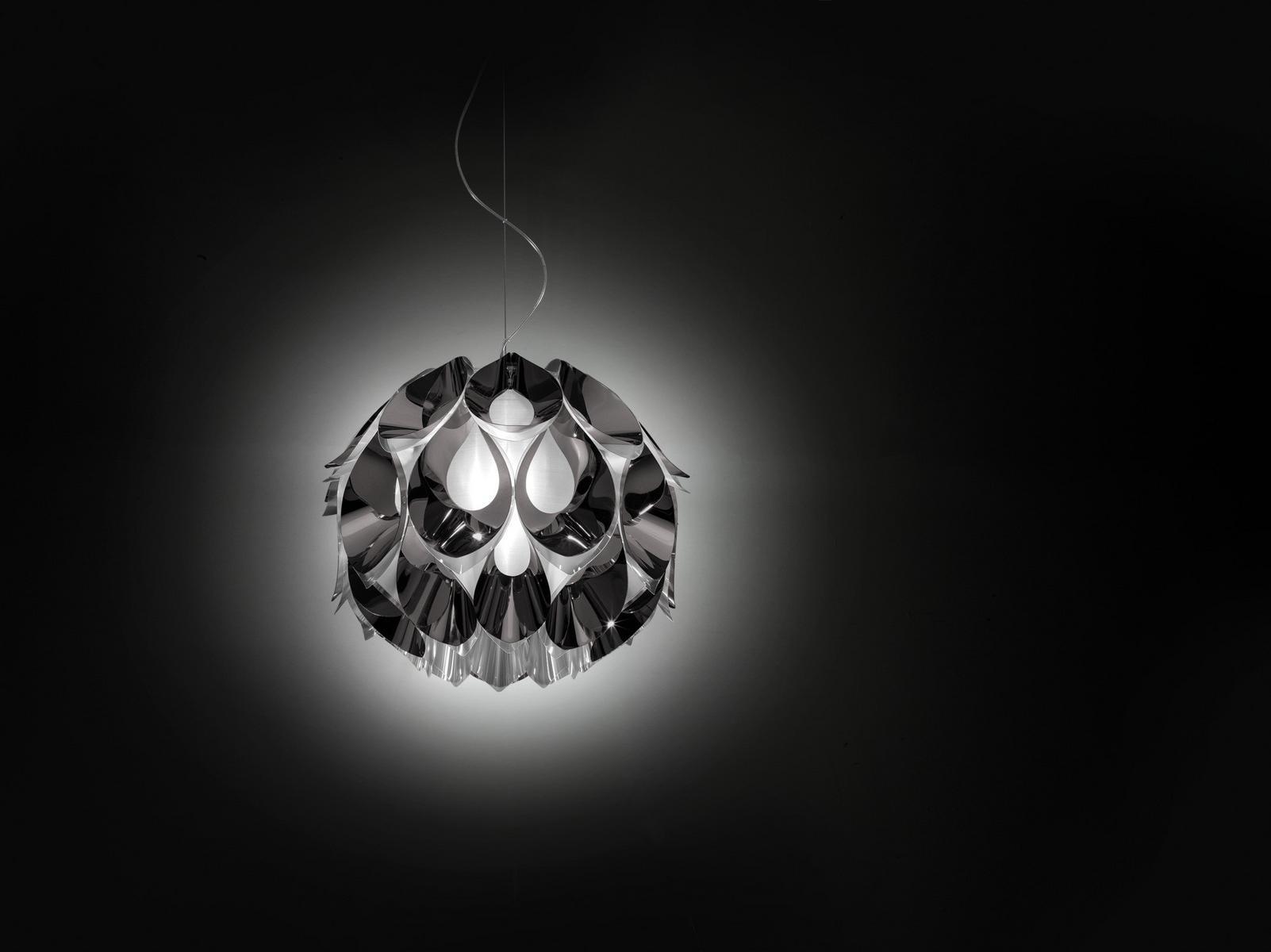 Pewterflex® LED pendant lamp | Flora Pewter by Slamp