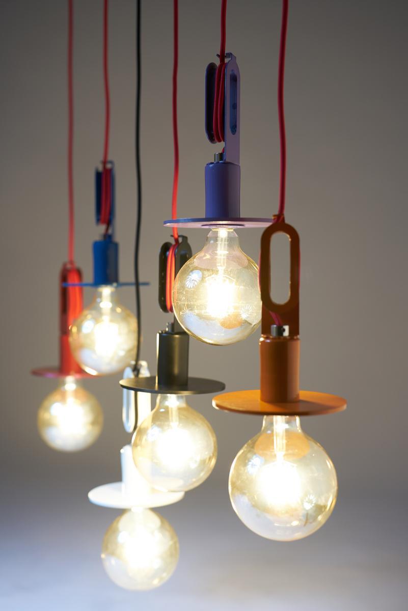 Direct light metal pendant lamp | Driyos Naked by Zava