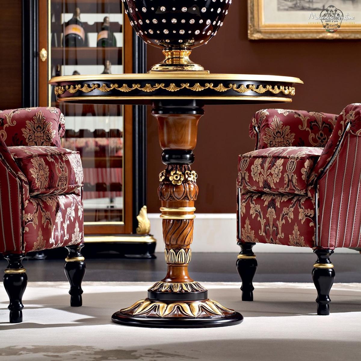 Round wooden living room table | 13649 by Modenese Gastone