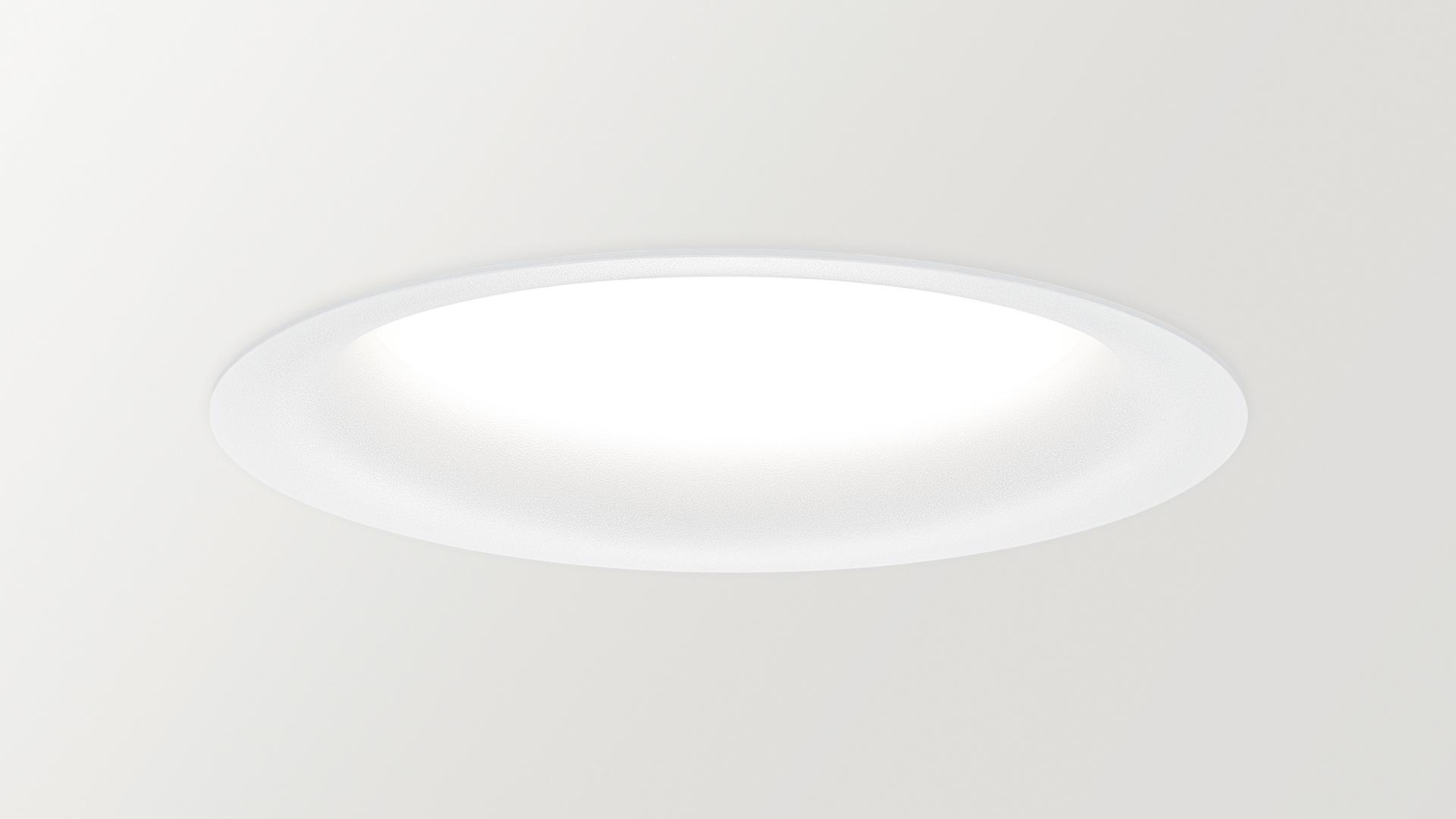 LED recessed aluminium ceiling lamp |  by Arkoslight
