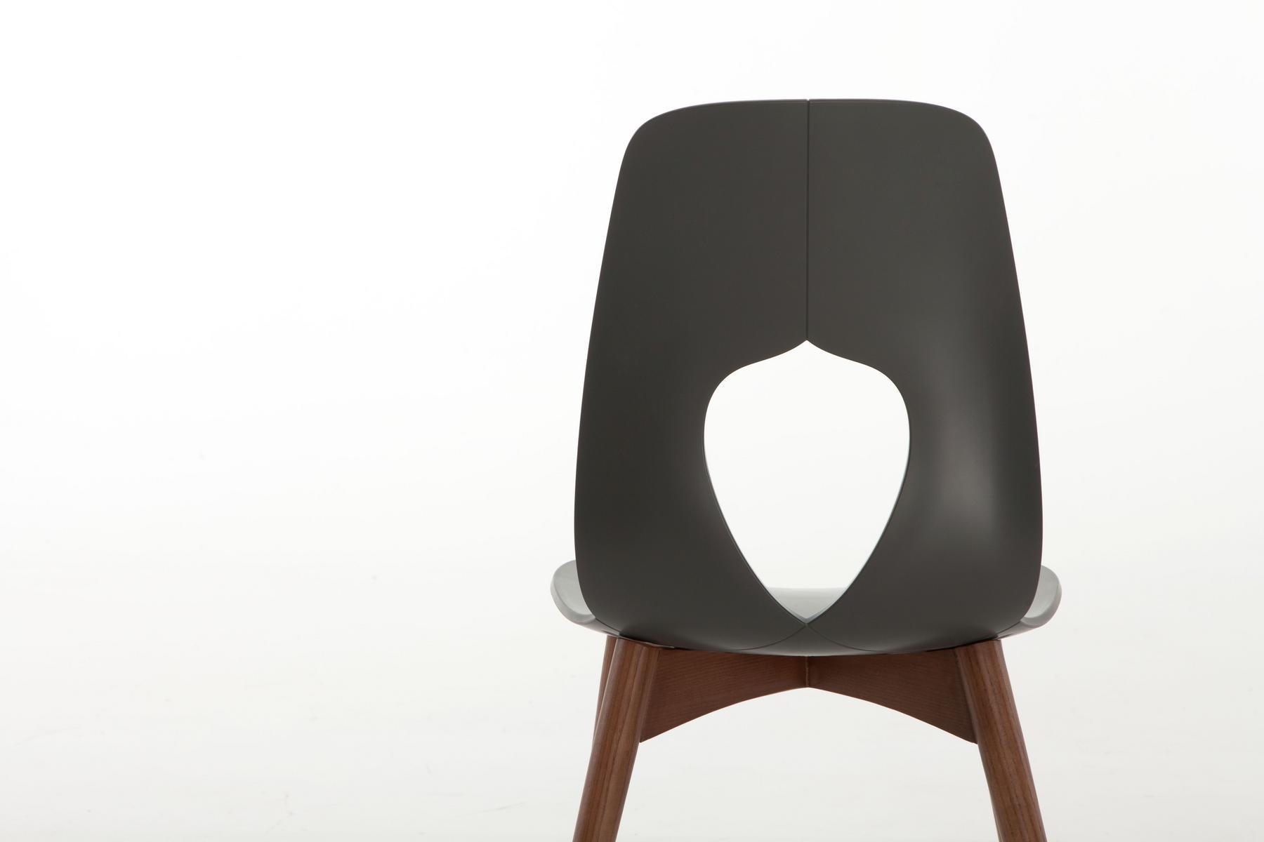 Polypropylene chair | Hole Wood by Tonin Casa