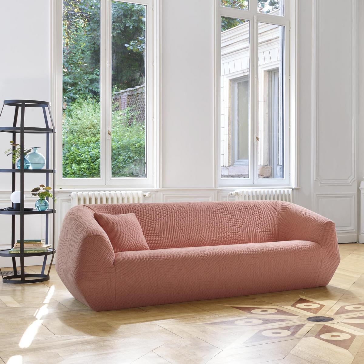 3 seater fabric sofa with removable cover | Uncover by Ligne Roset