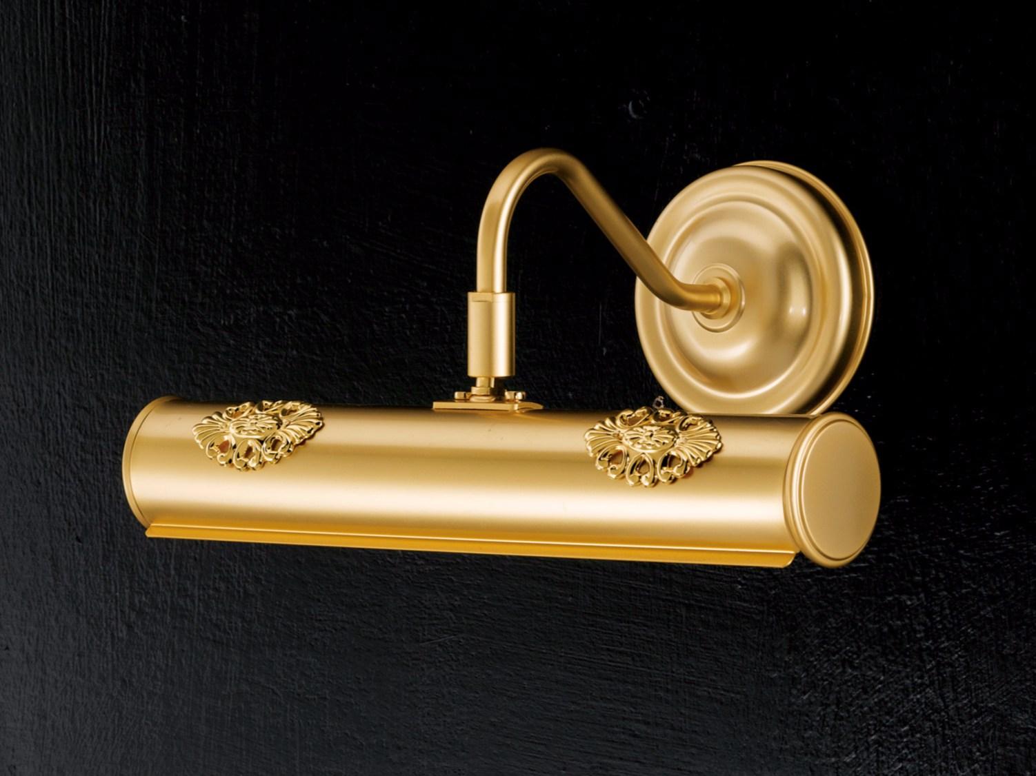 Direct light halogen metal wall lamp | Brass & Spots Ve 858 A1p/a2g/a4 by Masiero