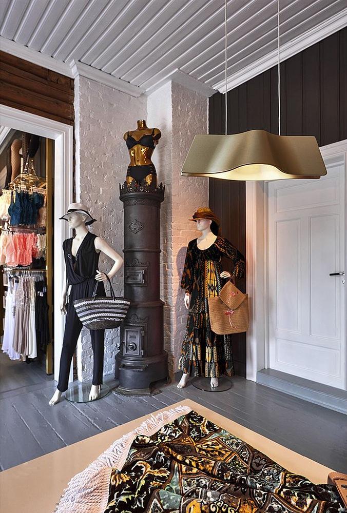 Steel pendant lamp in a contemporary style | Wave by SLV