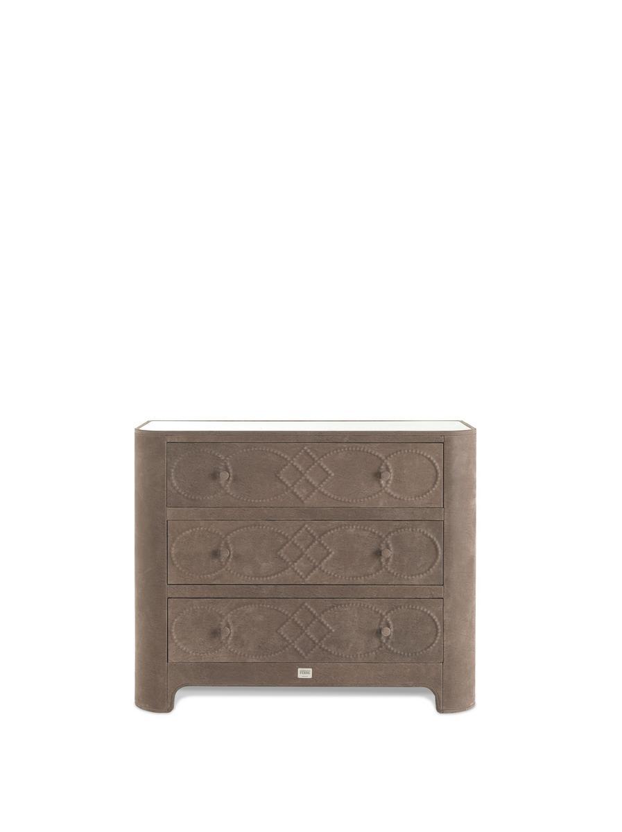 Leather chest of drawers | Infinity by Gianfranco Ferre Home