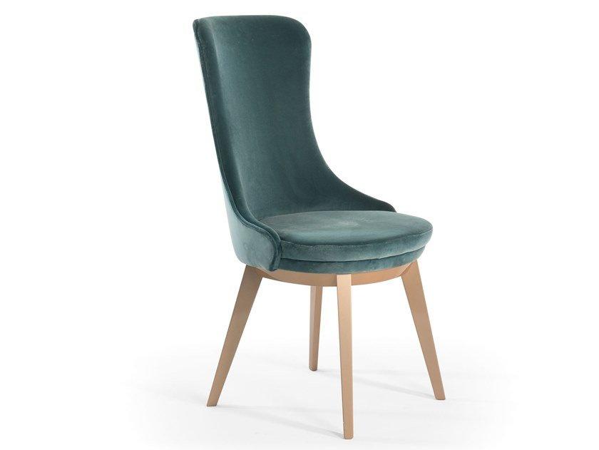 Upholstered fabric chair | Robin by Corte Zari