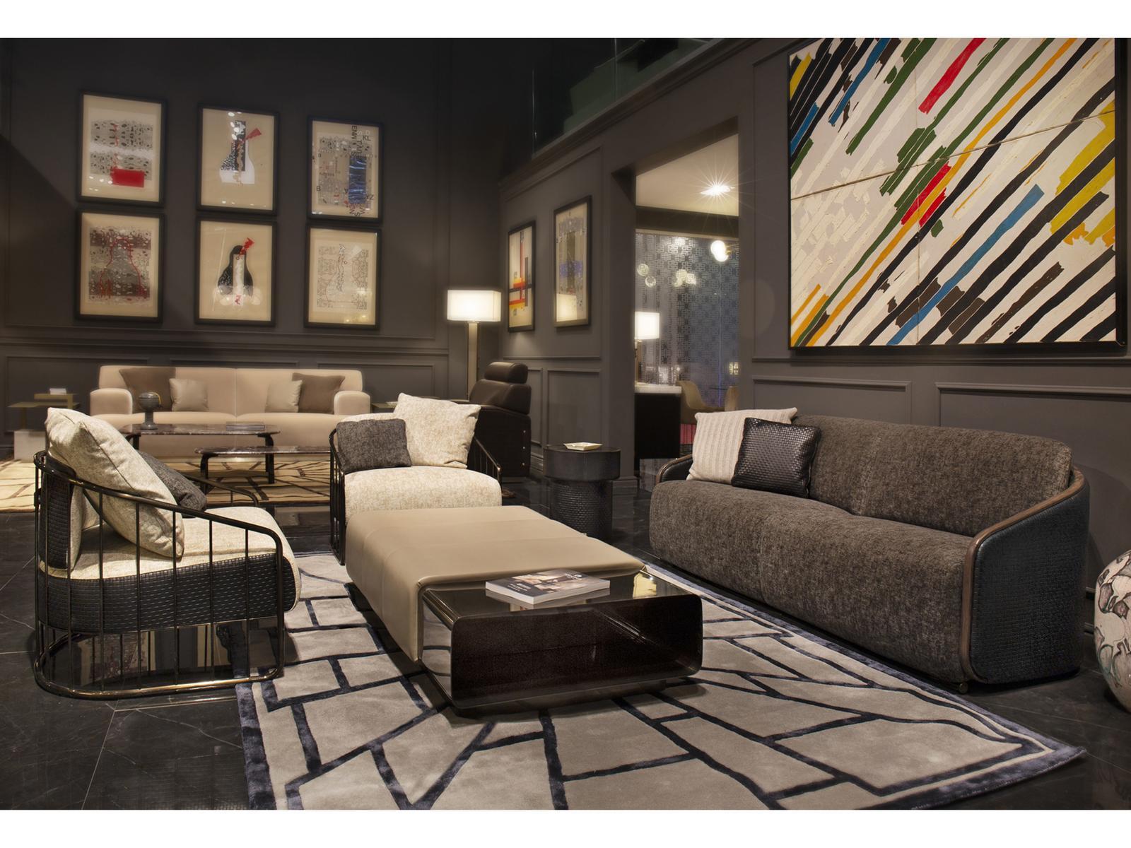 Leather pouf / coffee table | Cigar by Formitalia