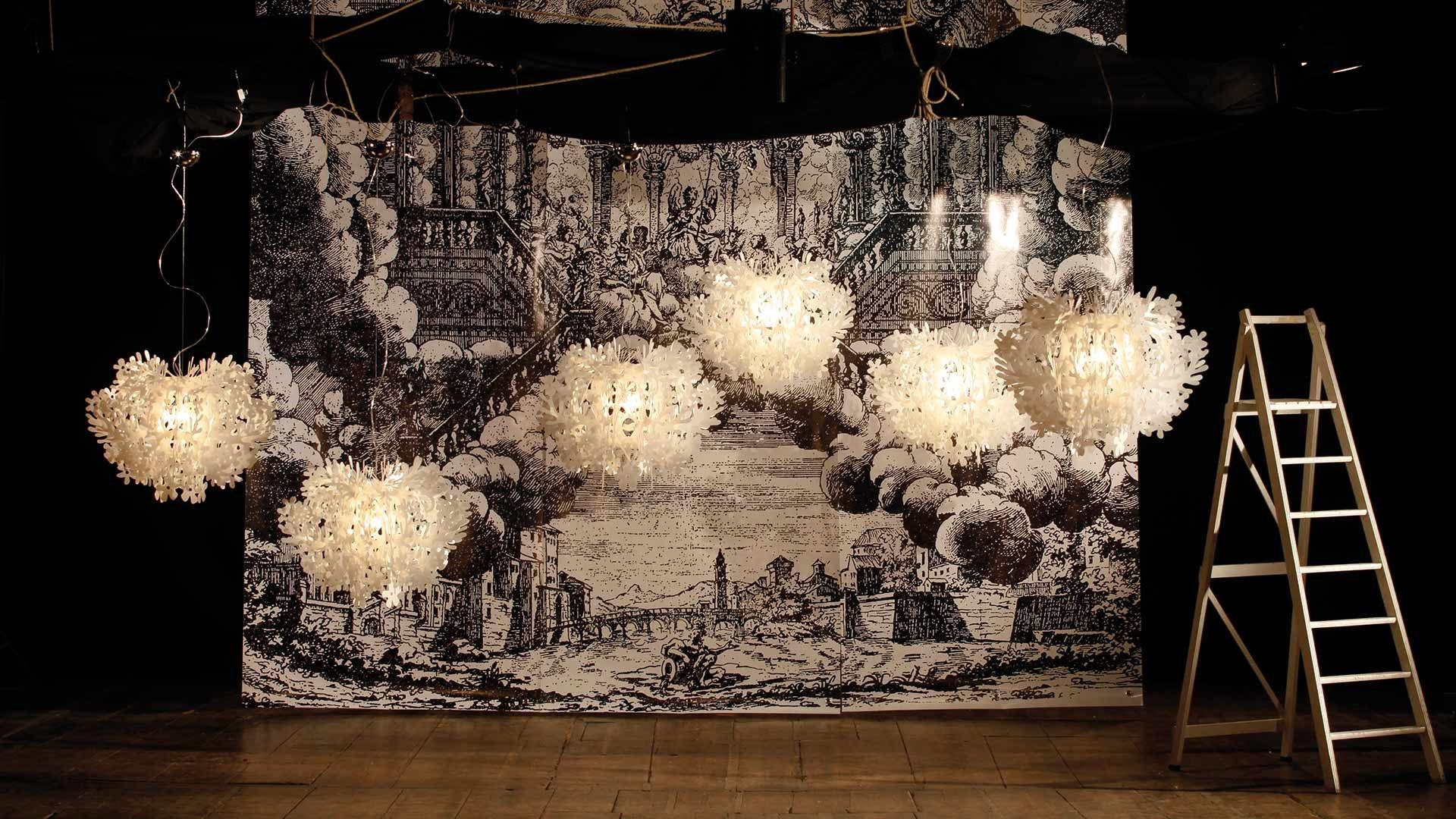 Opalflex® and Cristalflex® Pendant lamp | Fiorella Mini by Slamp