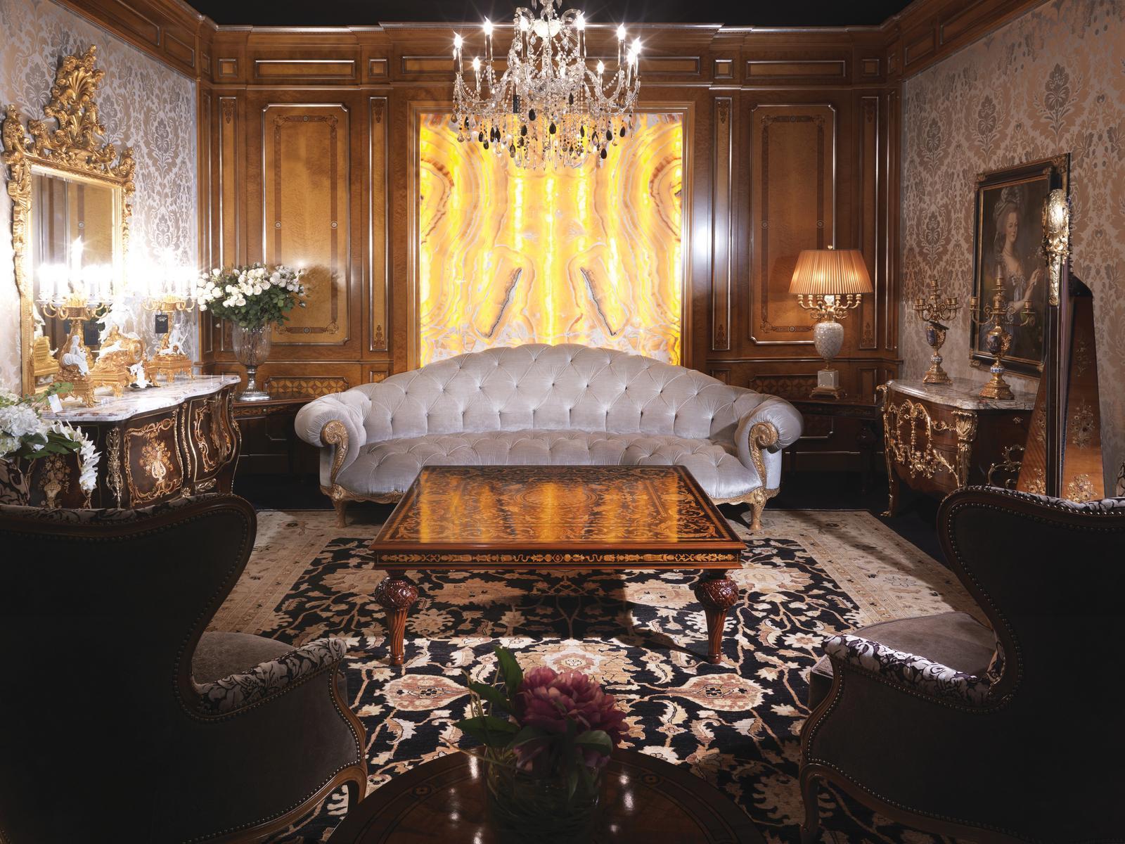 Tufted 4 seater velvet sofa | 4880 by Ezio Bellotti