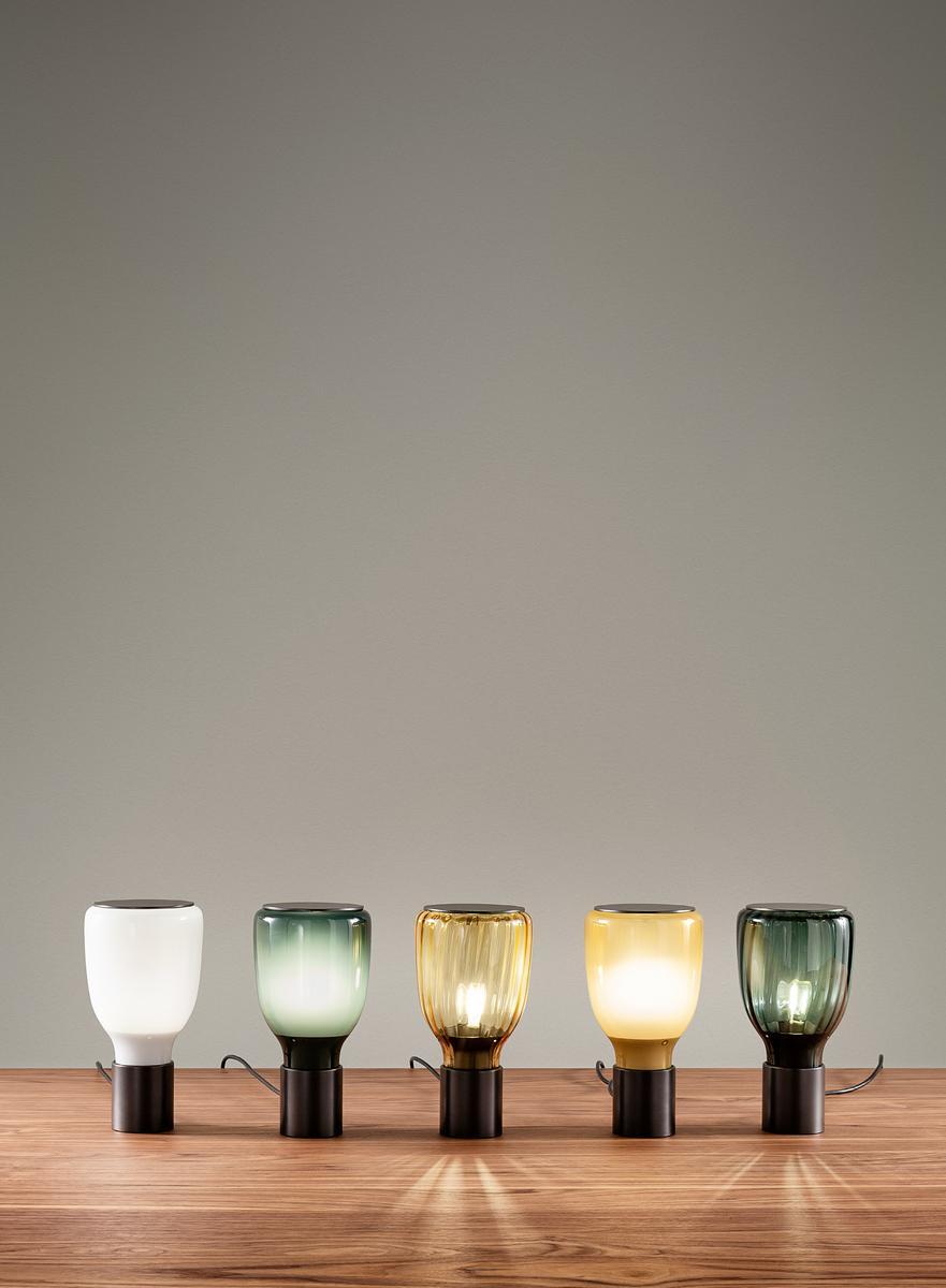 Blown glass table lamp | Acquerelli by Bonaldo
