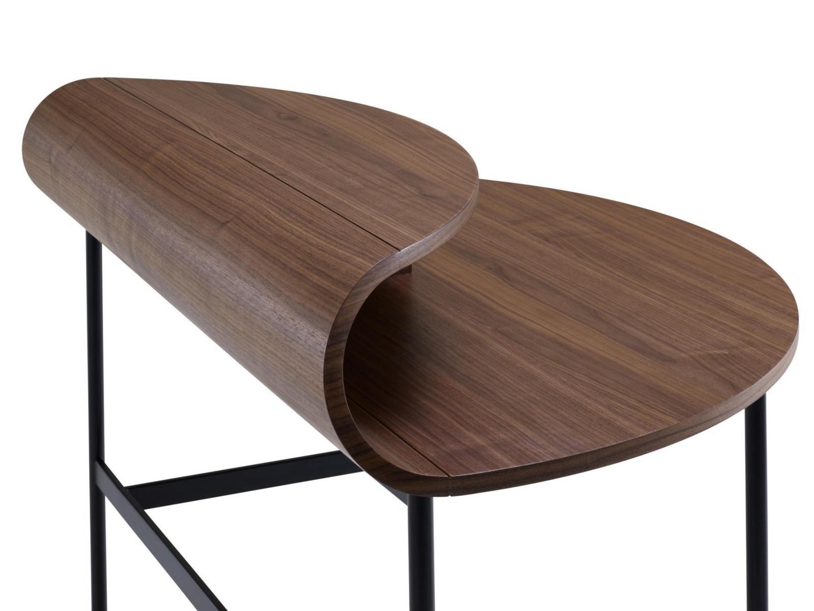 Steel and wood secretary desk | Roll by Ligne Roset