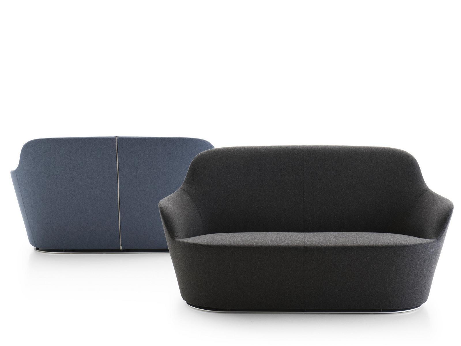 2 seater fabric sofa | Harbor by B&B Italia