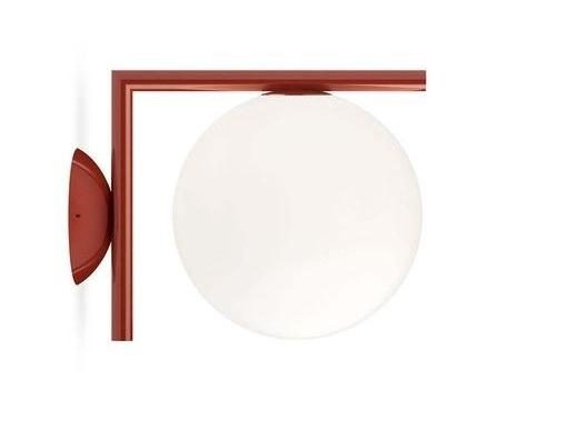 Opal glass wall lamp | Ic Lights Cw2 by Flos