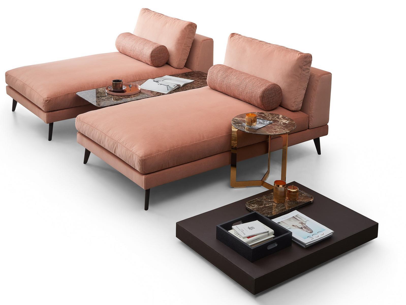 Fabric day bed with removable cover | Nelson by Dema