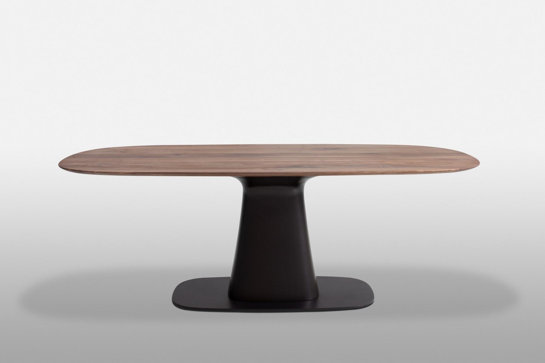 Steel and wood table | 8950 by Rolf Benz