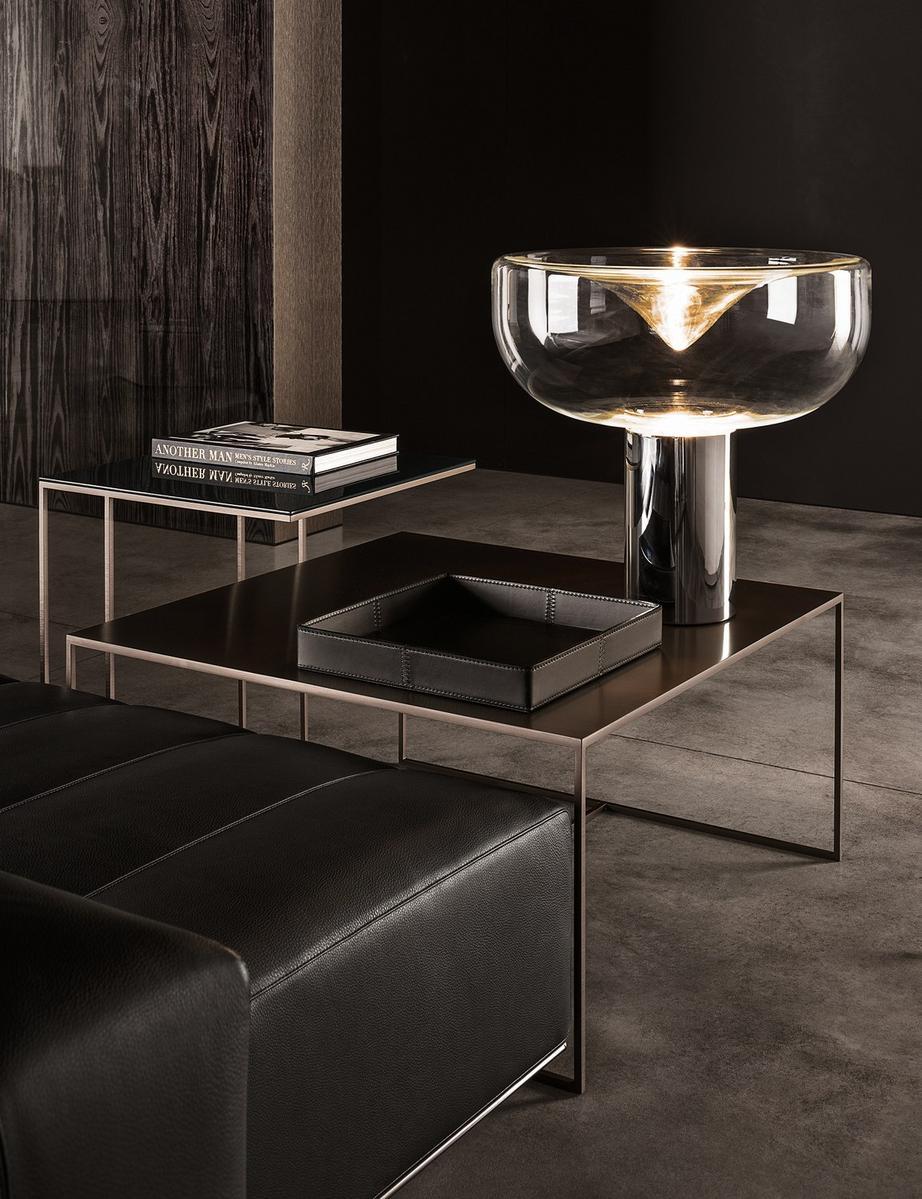 Coffee table | Duchamp Bronze by Minotti