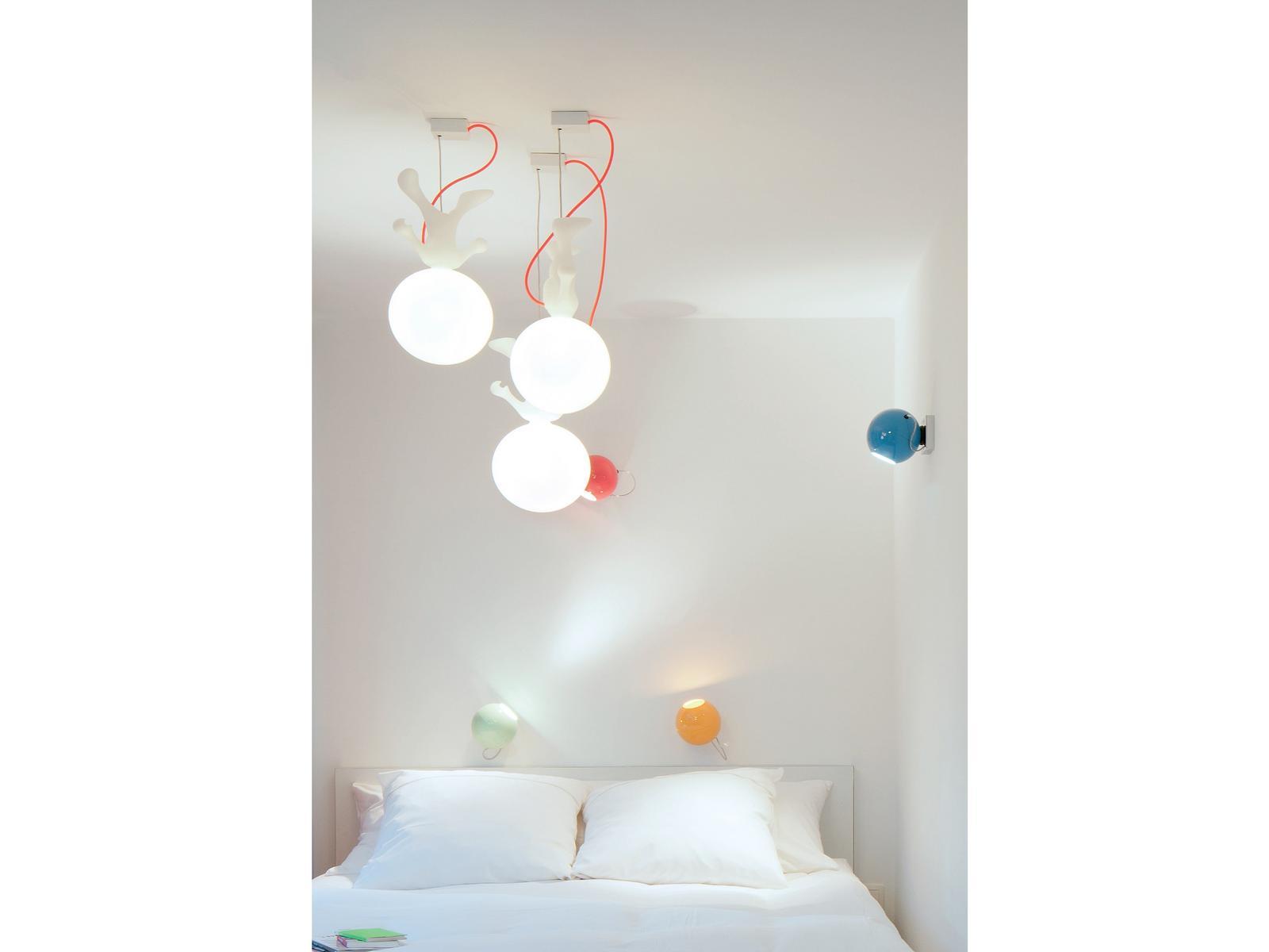 RGB polyethylene pendant lamp | Spacewalker by Dark