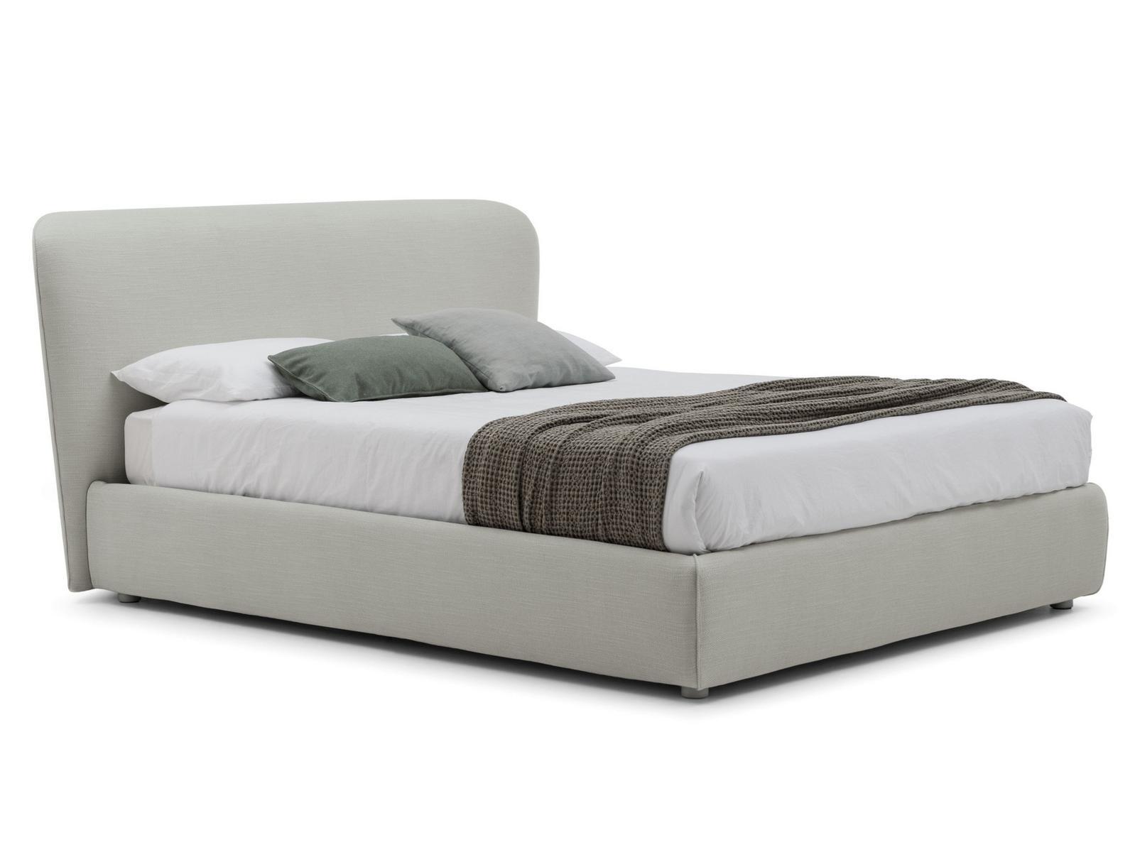 Upholstered storage bed | Karol by Bolzan letti
