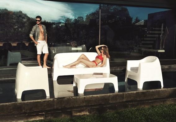 Polypropylene sofa | Solid by Vondom