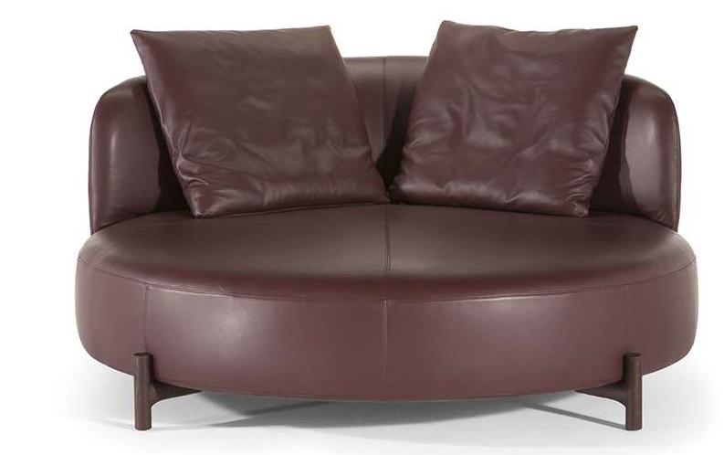 Leather day bed | Amalia by Natuzzi Italia