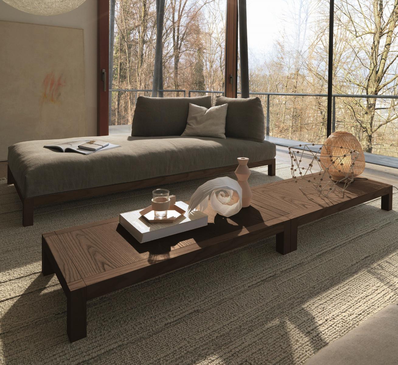 Sectional modular fabric sofa | Haneda by Desiree