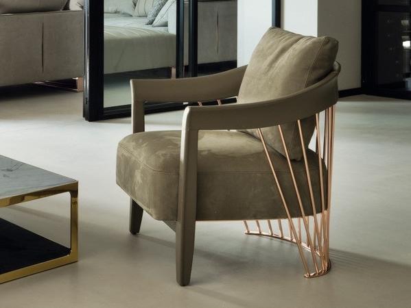 Fabric armchair | Dorothy by Longhi