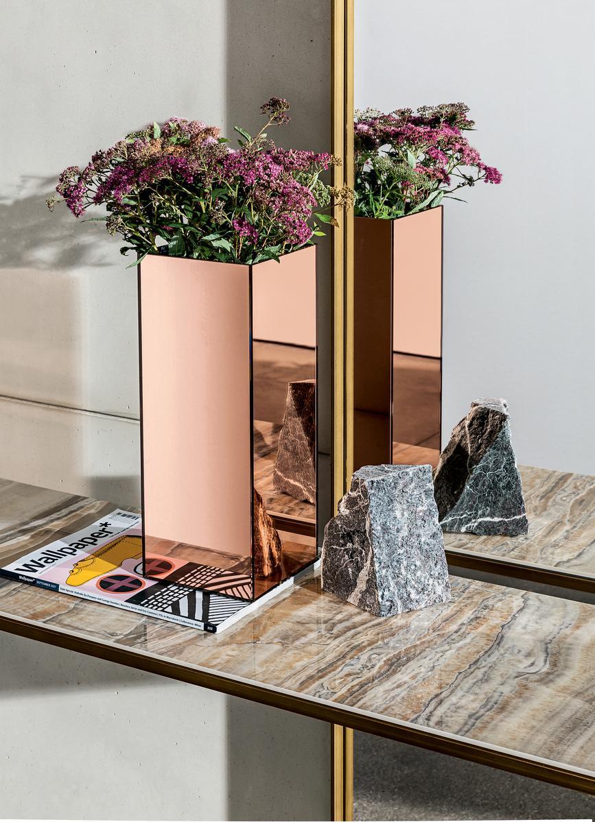 Rectangular ceramic console table | Quadro by Sovet