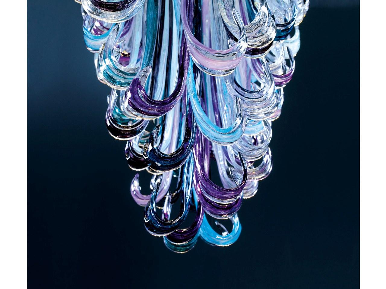 Handmade glass ceiling lamp | Geyser Pl379/22 by Serip