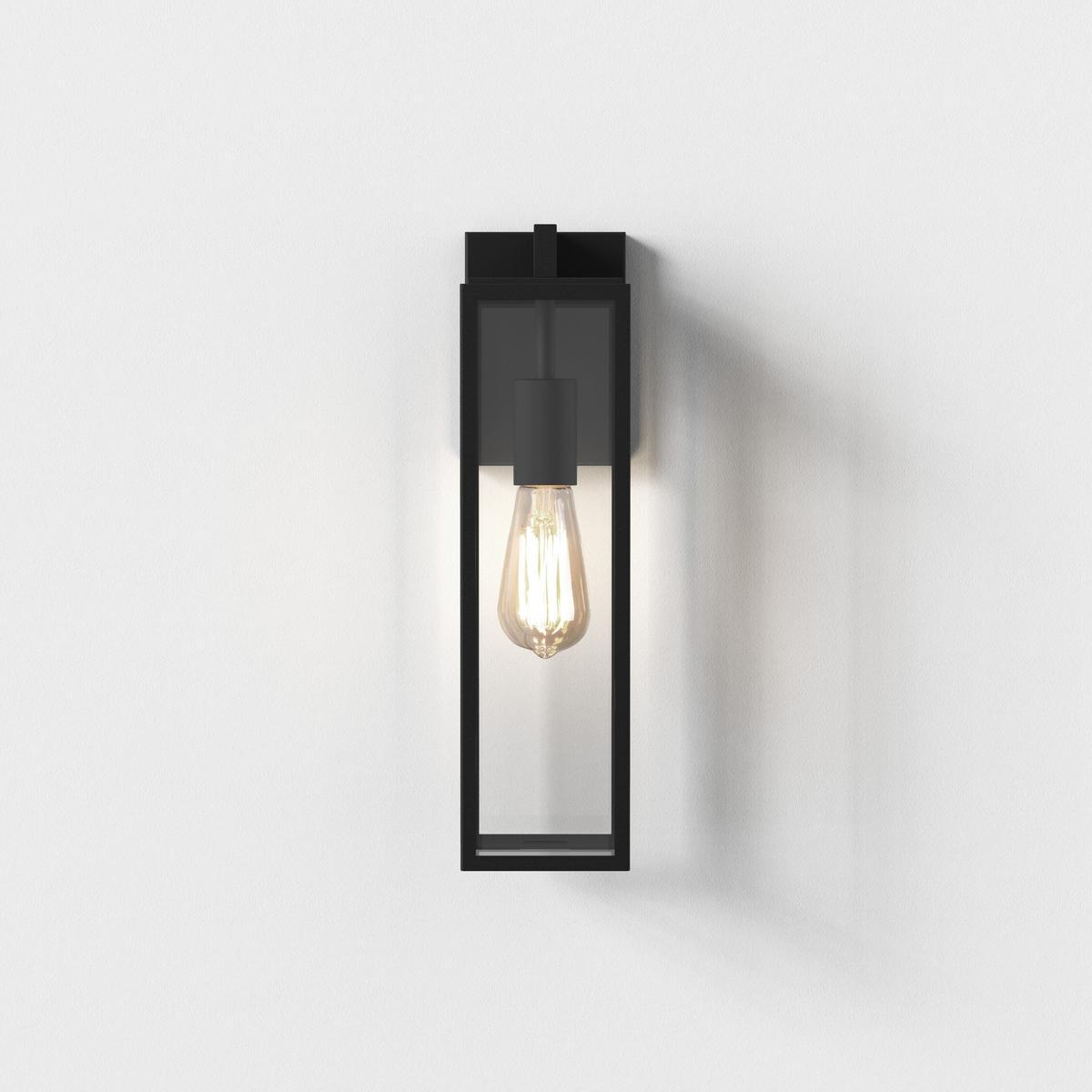 LED glass and steel Outdoor wall Lamp | Harvard Lantern by Astro lighting