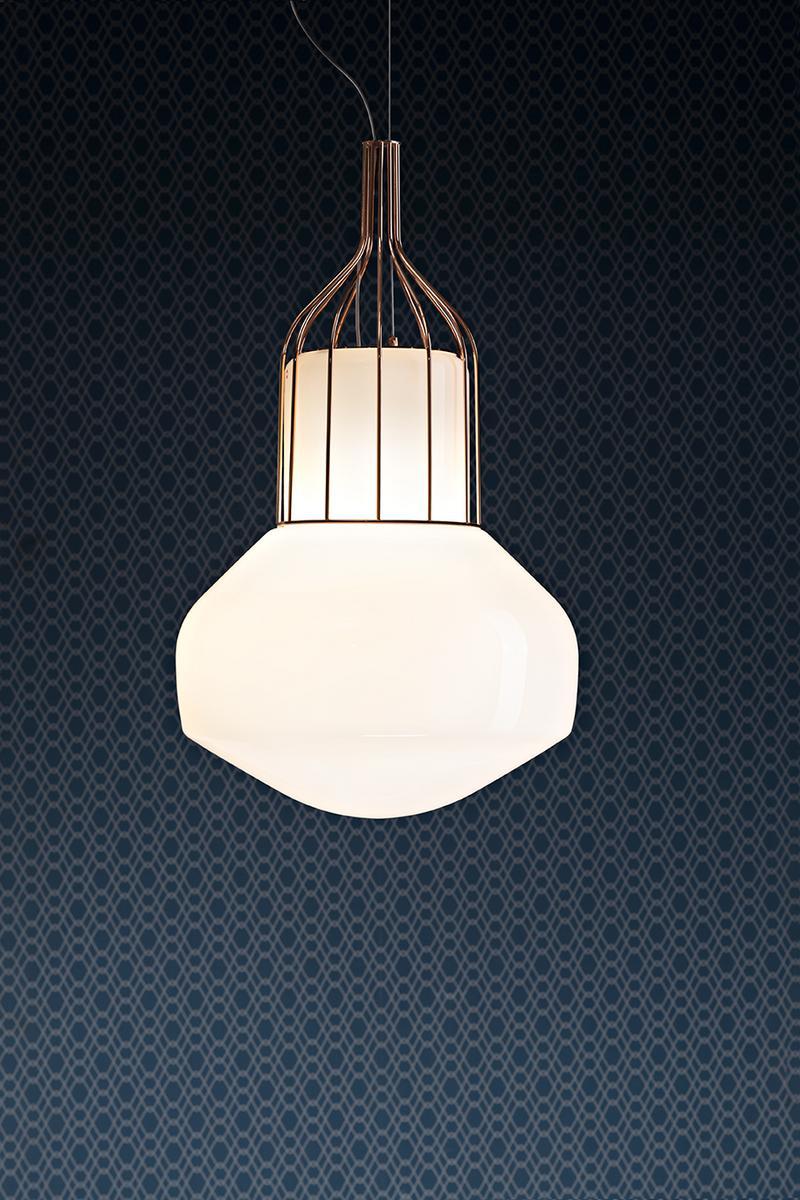 Blown glass pendant lamp | Aérostat by Fabbian
