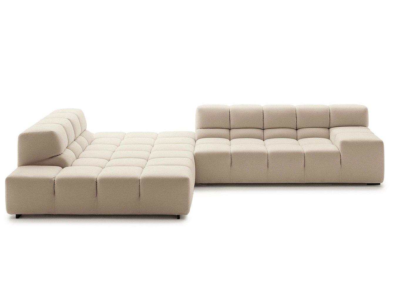 Corner sectional fabric sofa | Tufty Time by B&B Italia