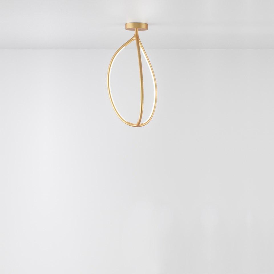 Aluminium and silicone ceiling lamp | Arrival by Artemide